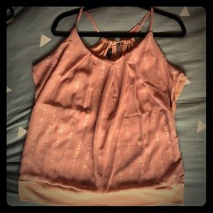 NWOT Maurices Mauve Tank Top Blouse size 0 (XL)